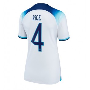 Engleska Declan Rice #4 Domaci Dres za Ženska SP 2022 Kratak Rukavima